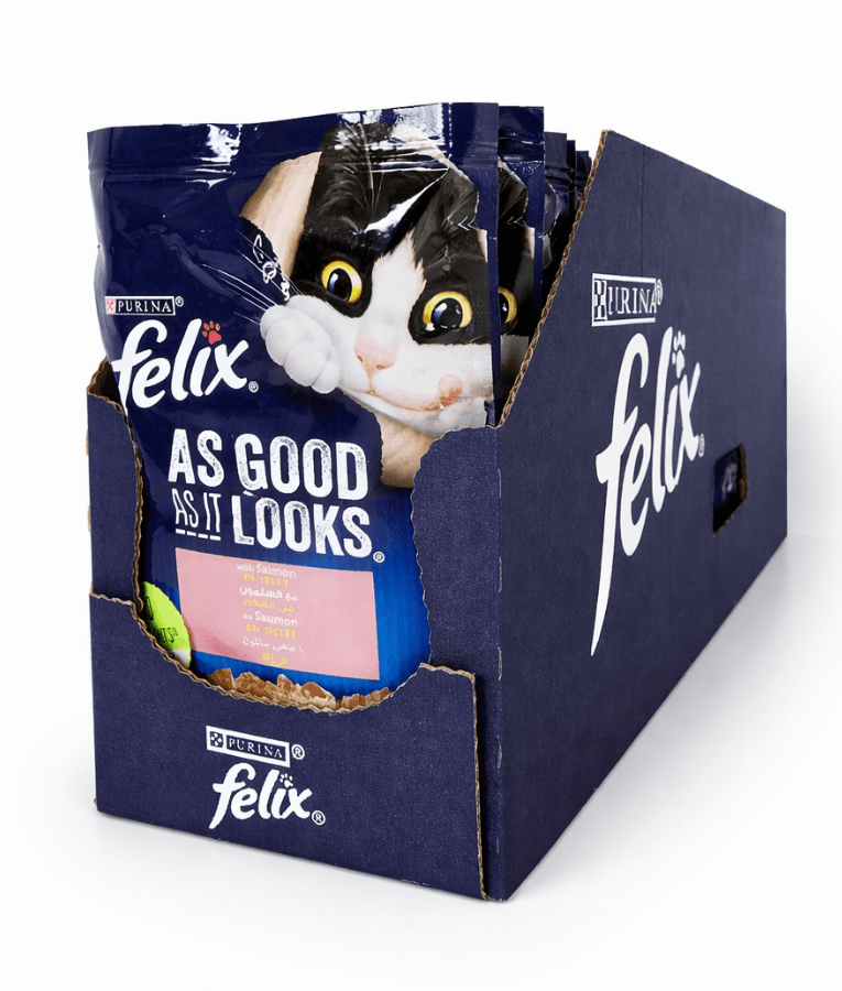 Purina - Felix As Good As It Looks With Salmon In Jelly Wet Cat Food 85g