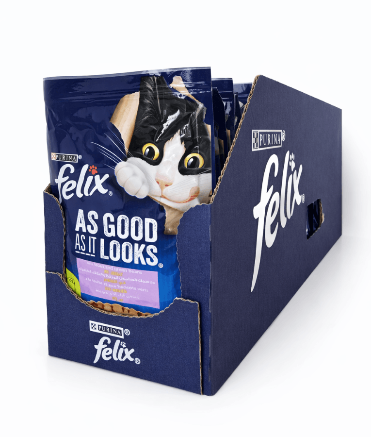 Purina - Felix As Good As It Looks with Trout and Green Bean in Jelly 85g