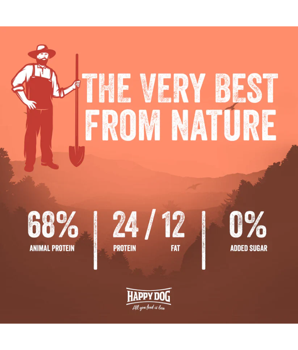 Happy Dog – NaturCroq Mini Salmon & Rice Adult Small Breed Dry Dog Food – Skin & Coat Support 4 kg