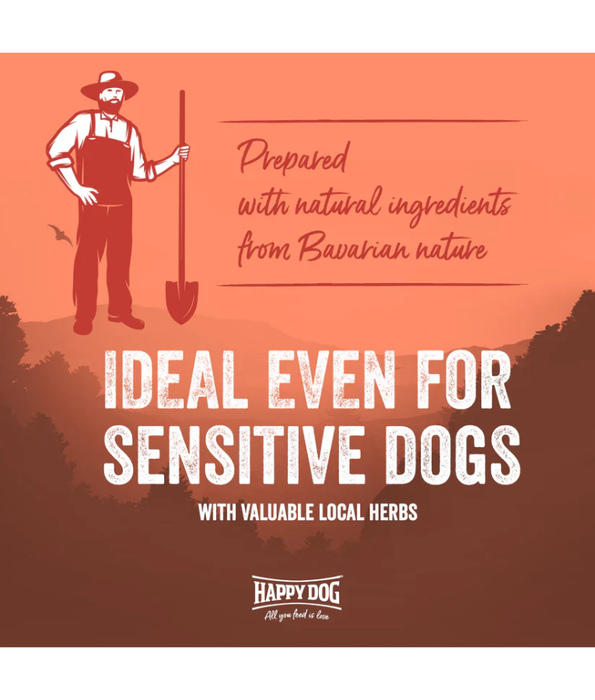 Happy Dog – NaturCroq Mini Salmon & Rice Adult Small Breed Dry Dog Food – Skin & Coat Support 4 kg