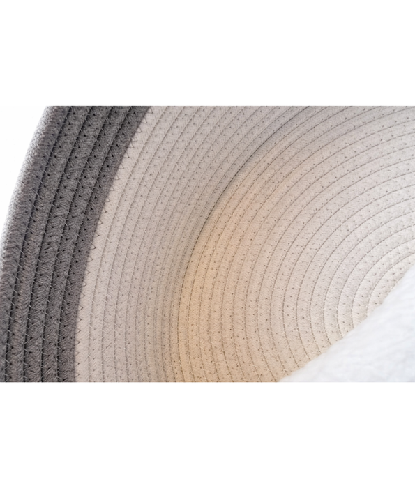 Pawise - Woven Bed with Cushion, Braided Cotton, Resting & Comfort, Built-in Rope Toy - 40 cm