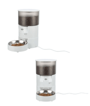 Trixie - TX-S Smart 3.0L Automatic Food Dispenser for pets, featuring dual feeding bowls and programmable settings.
