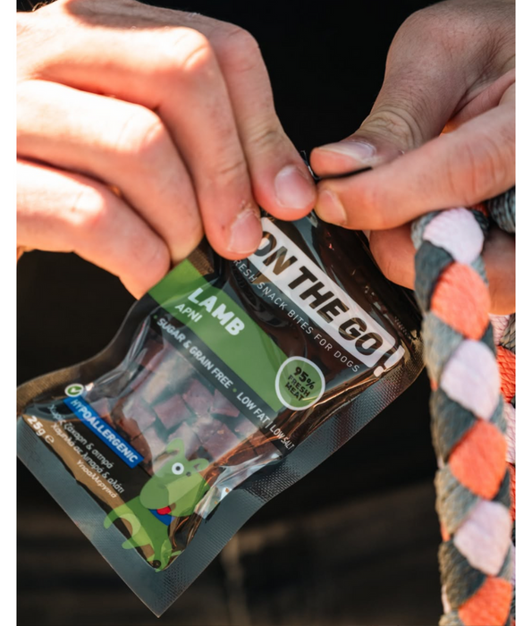 On The Go! Hypoallergenic Dog Treats – Duck - High-Protein, Sugar-Free, Perfect for Training & Rewards – 25g