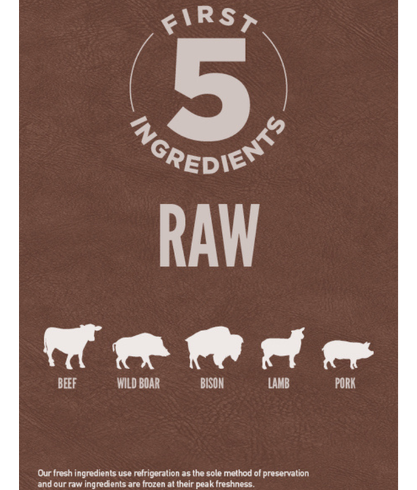 Orijen - Regional Red, Grain-Free Beef, Wild Boar, Lamb and Pork Adult Dry Dog Food For All Breeds 2kg - 11.4kg