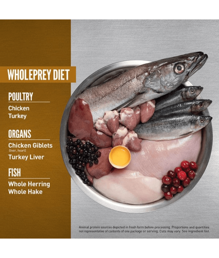 Orijen - Original Cat, Chicken, Turkey & Fish, High-Protein, Grain-Free, WholePrey, Adult & Senior Dry Cat Food - 340g - 1.8kg - 5.4kg