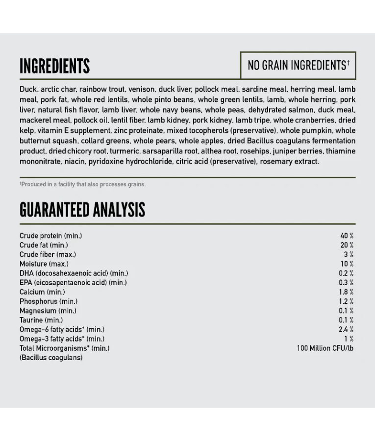 Orijen - Tundra, Duck, Fish & Venison, WholePrey, Grain-Free, Adult & Senior Dry Cat Food - 1.8kg