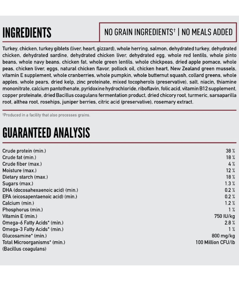 Orijen - Small Breed, Turkey, Chicken & Fish, High-Protein, Grain-Free, All Life Stages, Small Breed Dry Dog Food - 1.8kg