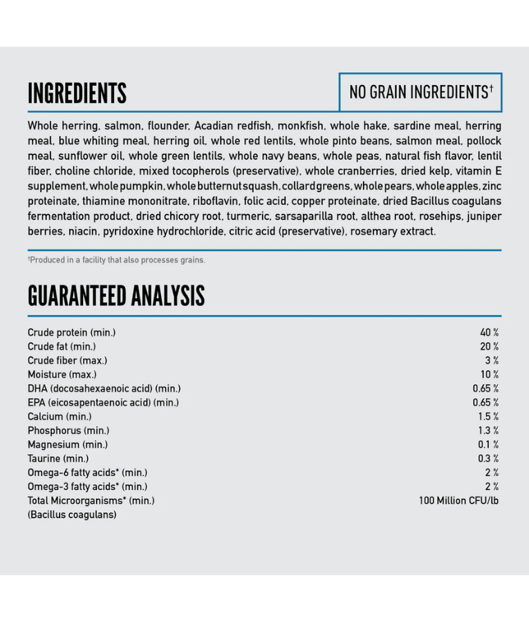 Orijen - Six Fish Recipe, Wild-Caught Fish, High-Protein, Grain-Free, Adult & Senior Dry Cat Food - 1.8kg