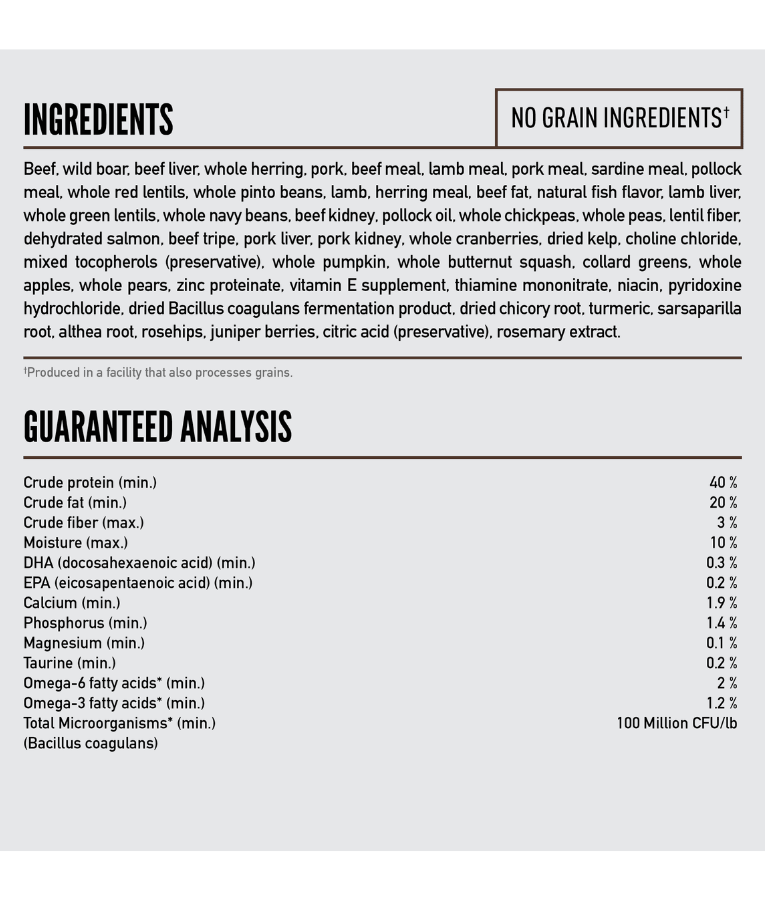 Orijen - Regional Red, Beef, Wild Boar & Lamb, High-Protein, Grain-Free, WholePrey, Adult & Senior Dry Cat Food - 340g - 1.8kg - 5.4kg