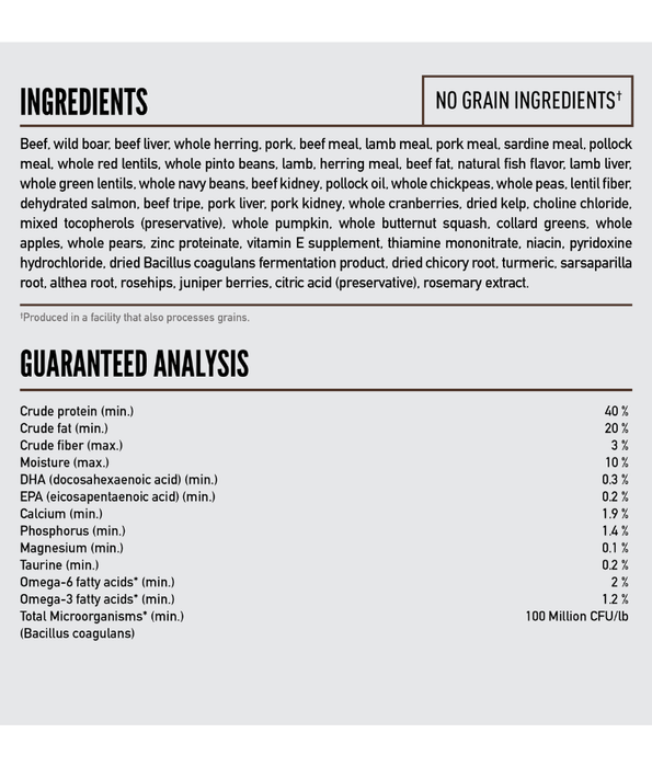 Orijen - Regional Red, Beef, Wild Boar & Lamb, High-Protein, Grain-Free, WholePrey, Adult & Senior Dry Cat Food - 340g - 1.8kg - 5.4kg