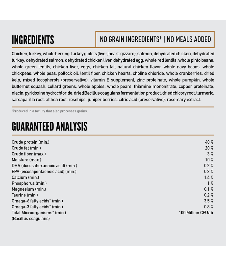 Orijen - Original Cat, Chicken, Turkey & Fish, High-Protein, Grain-Free, WholePrey, Adult & Senior Dry Cat Food - 340g - 1.8kg - 5.4kg