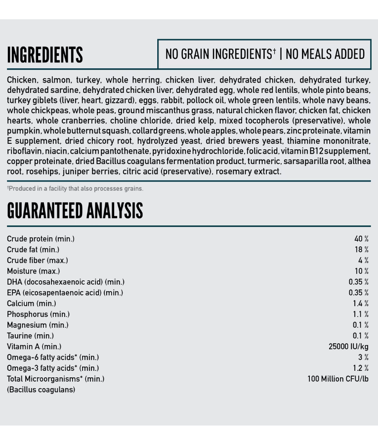 Orijen - Guardian 8, Chicken & Salmon, WholePrey, High-Protein, Grain-Free, Adult Dry Cat Food - 1.8kg