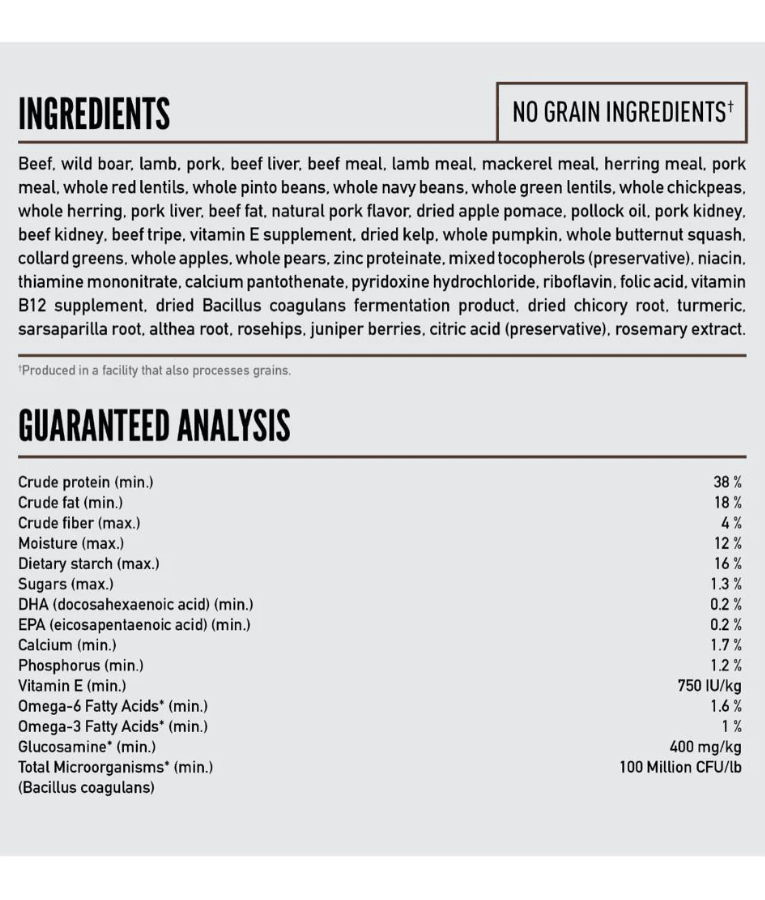 Orijen - Regional Red, Grain-Free Beef, Wild Boar, Lamb and Pork Adult Dry Dog Food For All Breeds 2kg - 11.4kg