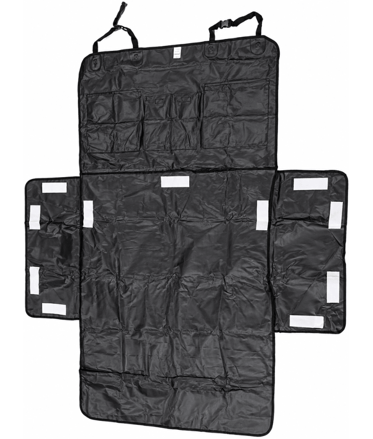 Car Seat Cover - Waterproof Quilted Design, Velcro Attachment, Scratch Protection, Dog Car Seat Protector - L x W 76 x 100 cm