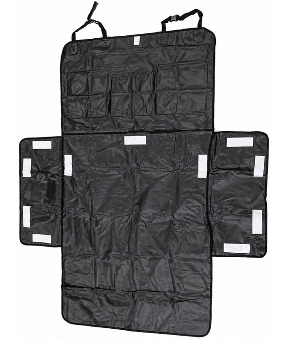 Car Seat Cover - Waterproof Quilted Design, Velcro Attachment, Scratch Protection, Dog Car Seat Protector - L x W 76 x 100 cm