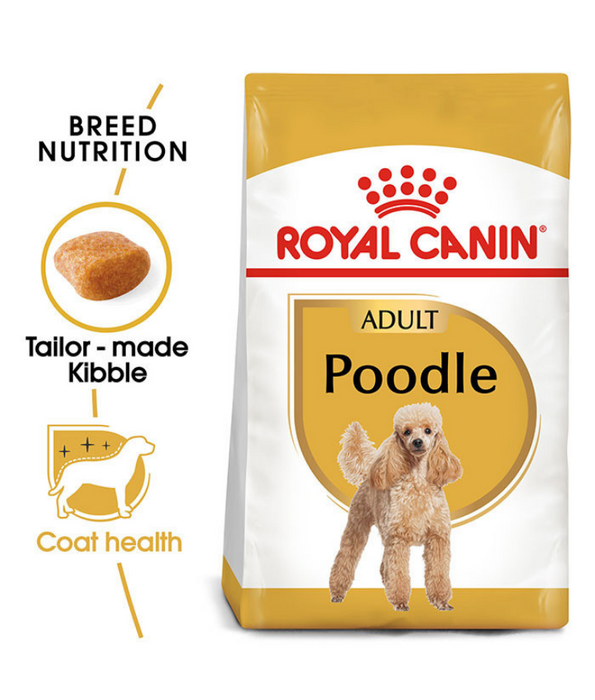 Royal Canin - Poodle Adult Dog, Omega 3 & DHA, Dental Support, Adult, Dry Dog Food - 1.5 kg