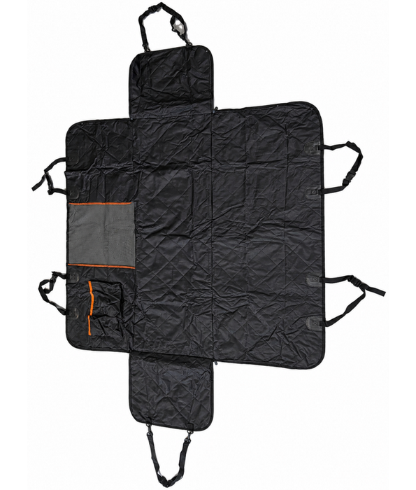 Car Seat Cover - Hammock Style, Waterproof Quilted Design, Anti-Slip Backing - L x W x H 130 x 44 x 45 cm