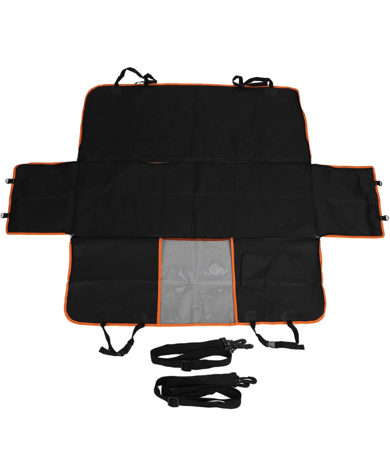 Car Seat Cover - Hammock Style, Waterproof Quilted Design, Anti-Slip Backing - L x W x H 130 x 44 x 45 cm