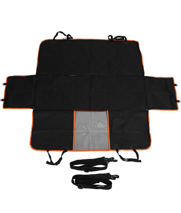 Car Seat Cover - Hammock Style, Waterproof Quilted Design, Anti-Slip Backing - L x W x H 130 x 44 x 45 cm