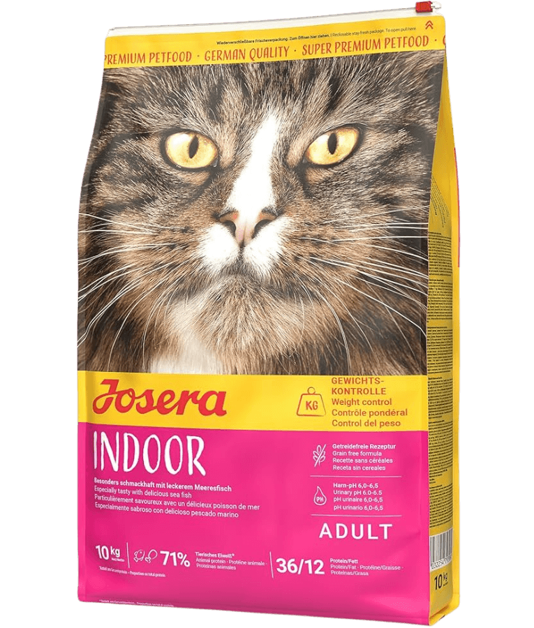 Josera - Naturelle Indoor Grain-Free Dry Cat Food with Lentil & Trout, Sterilized & Indoor Cats - 2kg