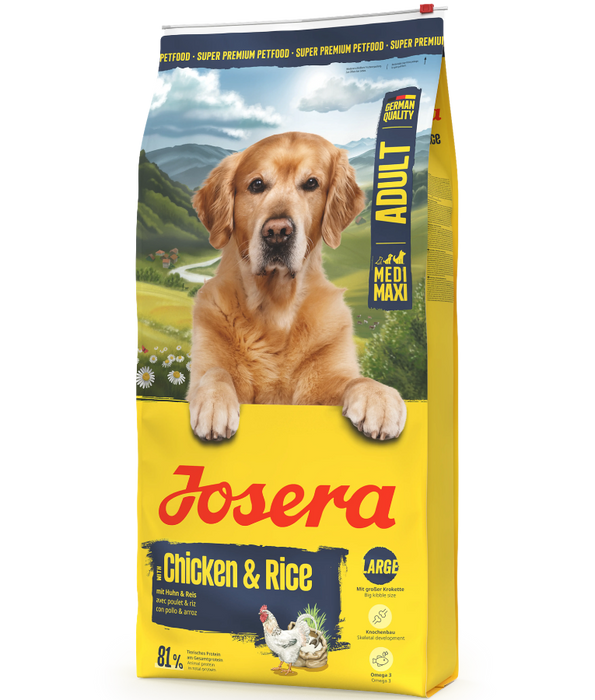 Josera - Large Breeed Chicken & Rice, Adult Dry Dog Food - 12.5 kg
