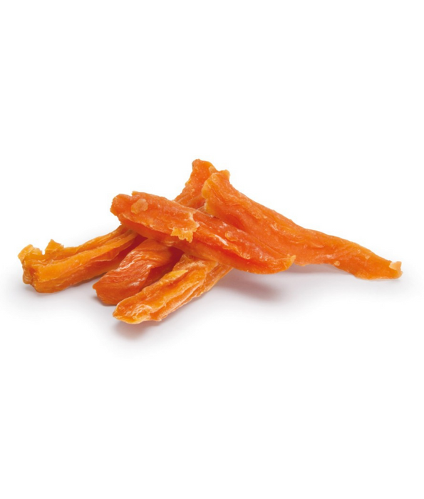 Camon - Dental Snacks Vegetal Sweet Potato Strips, Gluten-Free, Chewy Reward Treat for Adult Dogs - 100g