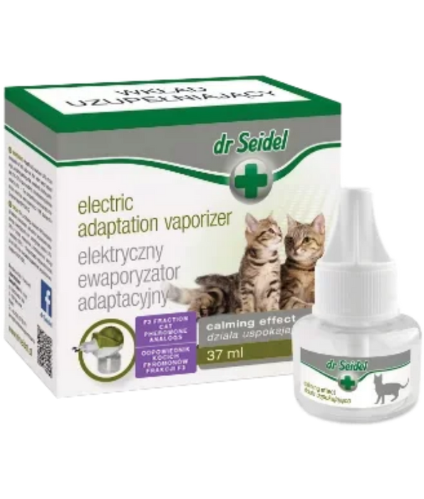 Dr Seidel - Electric Adaptation Vaporizer, Calming Behavioral Support, Stress & Anxiety Relief for Cats - 37 ml - Refill