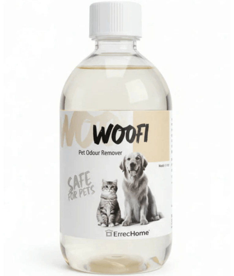 Errecom - Woofi Pet Odour Remover Spray, Safe for Dogs & Cats, Multi-Surface Cleaning - 500 ml
