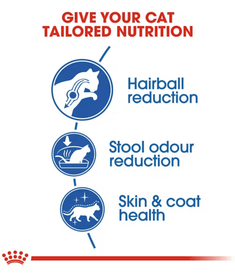 Royal Canin - Indoor Long Hair, Hairball Reduction, Skin & Coat Support, Adult Indoor Long-Haired Cat Dry Food - 2 kg