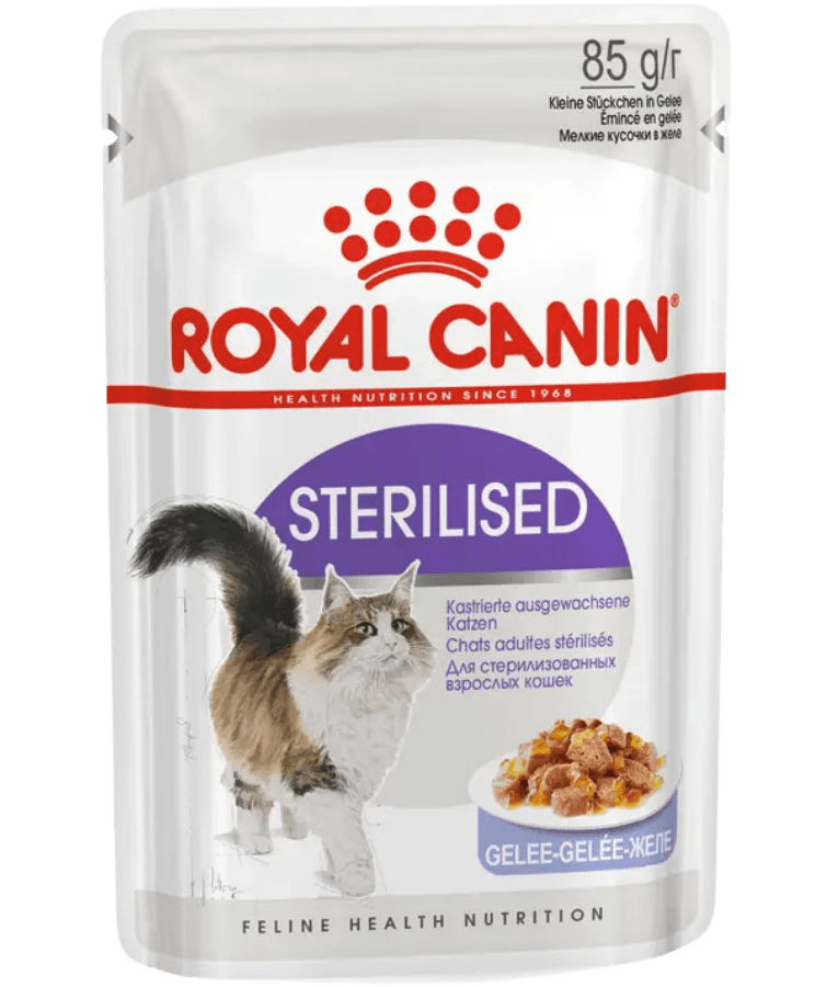 Royal Canin - Sterilised Jelly, Adult, Weight Maintenance, Urinary Health Support, Wet Cat Food - 85g