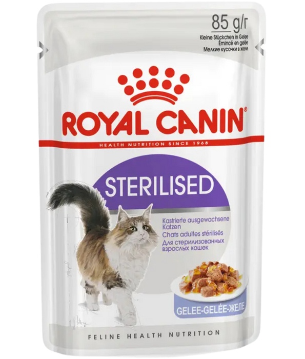 Royal Canin - Sterilised Jelly, Adult, Weight Maintenance, Urinary Health Support, Wet Cat Food - 85g