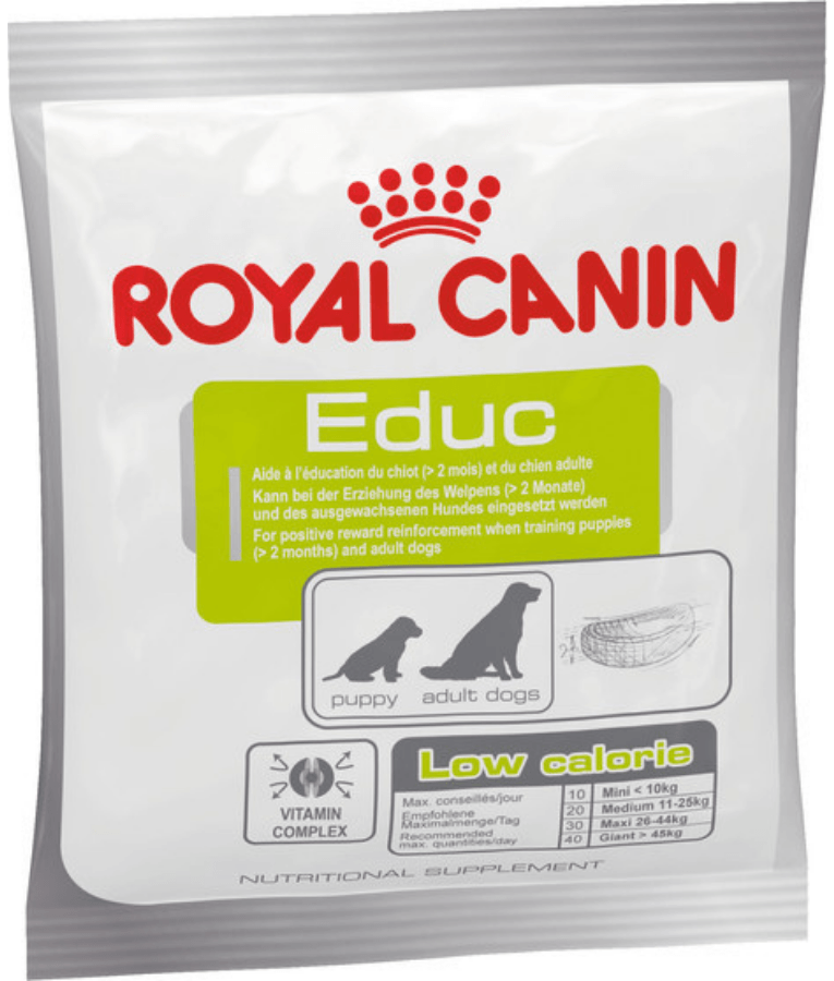 Royal Canin - Educ, Low Calorie, Training Reward, Puppy & Adult Dog Treats - 50g