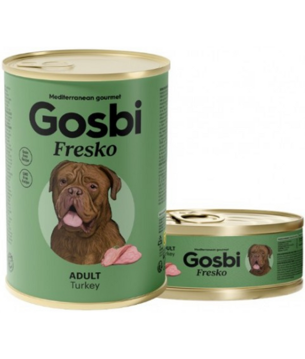 Gosbi - Plaisirs Grain-Free Turkey Adult Complementary Wet Dog Food - Joint Protection 185g-400g