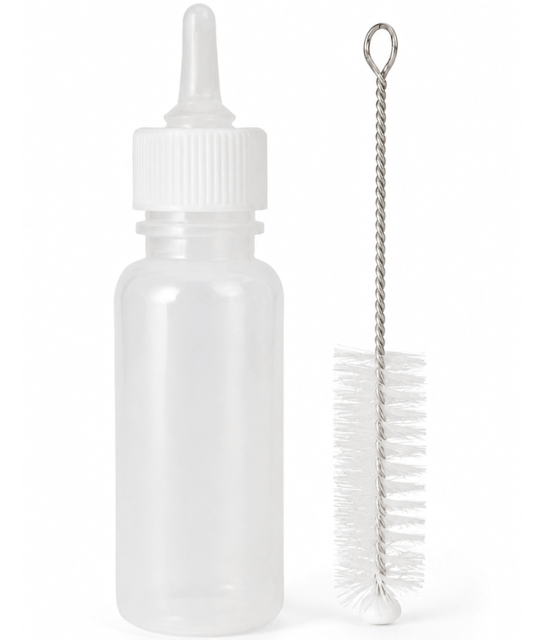 Smart Mate - Feeding Bottle with Silicone Nipple, Assisted Nursing for Kittens & Puppies - 50ml