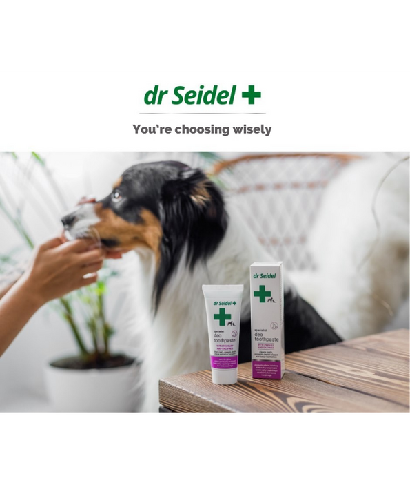 Dr Seidel - Deo Toothpaste, Parsley Extract, Enzymes, Dental Hygiene, Breath Freshening - 105g