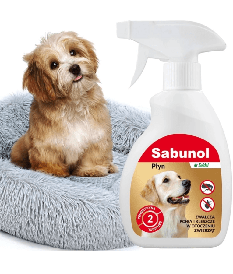 Dr Seidel – Sabunol Environmental Flea & Tick Spray for Dog Areas, Furniture & Bedding, Tick & Flea Protection – 100 ml