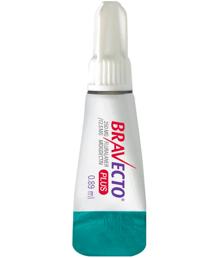 Bravecto Plus - Fluralaner & Moxidectin Spot-On Solution for Medium Cats, Tick, Flea & Worm Protection - 2.8–6.25 kg