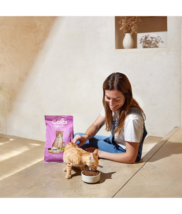 Gosbi - Exclusive, Chicken and Turkey Kitten Dry Cat Food – Growth Formula 1.5kg-6kg