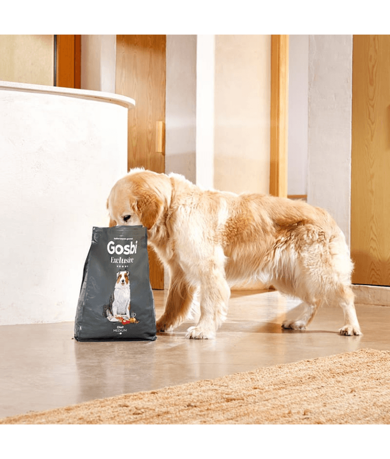 Gosbi - Exclusive, Hypoallergenic Diet Chicken Adult Dry Dog Food For Medium Breeds 3kg, 12kg