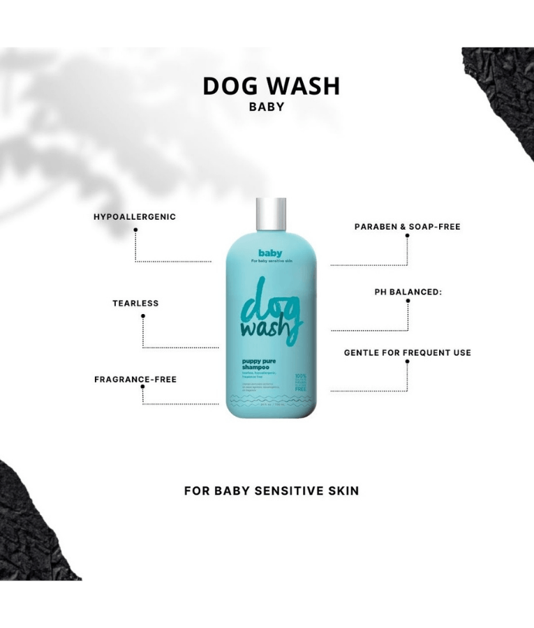 Synergy Labs - Baby, Puppy Pure Shampoo, Tearless, Hypoallergenic, Fragnance-free - 354 ml -709 ml