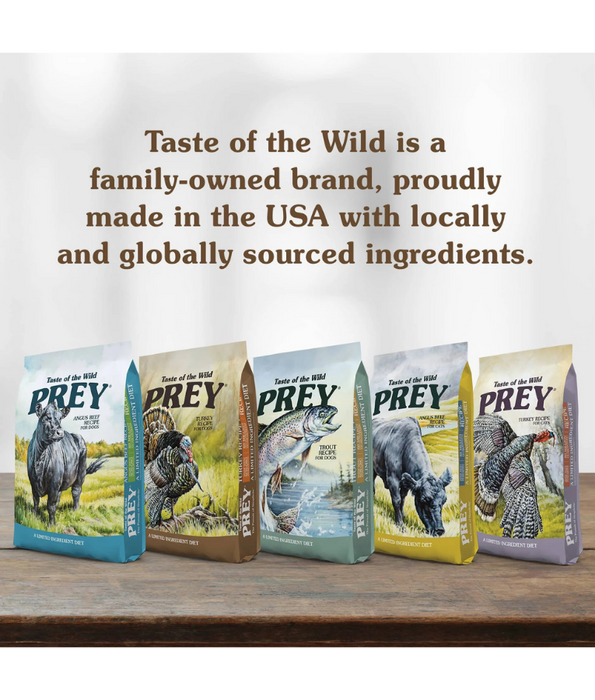 Taste of the Wild - Prey Turkey Formula, Grain-Free, Limited Ingredient, Junior & Adult Cat Dry Food - 2.72kg