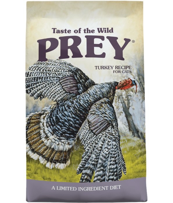 Taste of the Wild - Prey Turkey Formula, Grain-Free, Limited Ingredient, Junior & Adult Cat Dry Food - 2.72kg