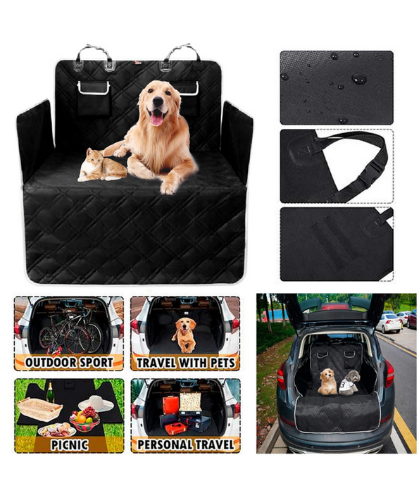 Car Seat Cover - Waterproof, Slip-Proof, Velcro Design - L x W 100 x 130 cm