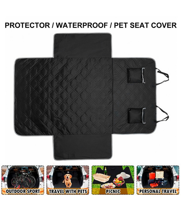 Car Seat Cover - Waterproof, Slip-Proof, Velcro Design - L x W 100 x 130 cm