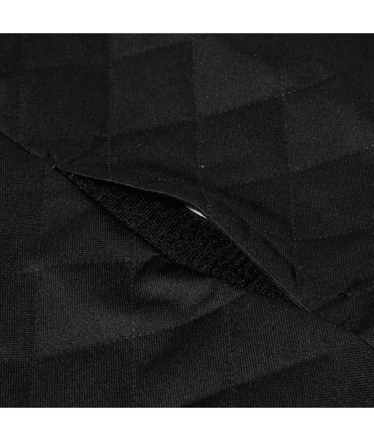 Car Seat Cover - Quilted Waterproof Hammock Style, Non-Slip, Side Flaps & Seat Anchors - L x W x H 134 × 44 x 44 cm
