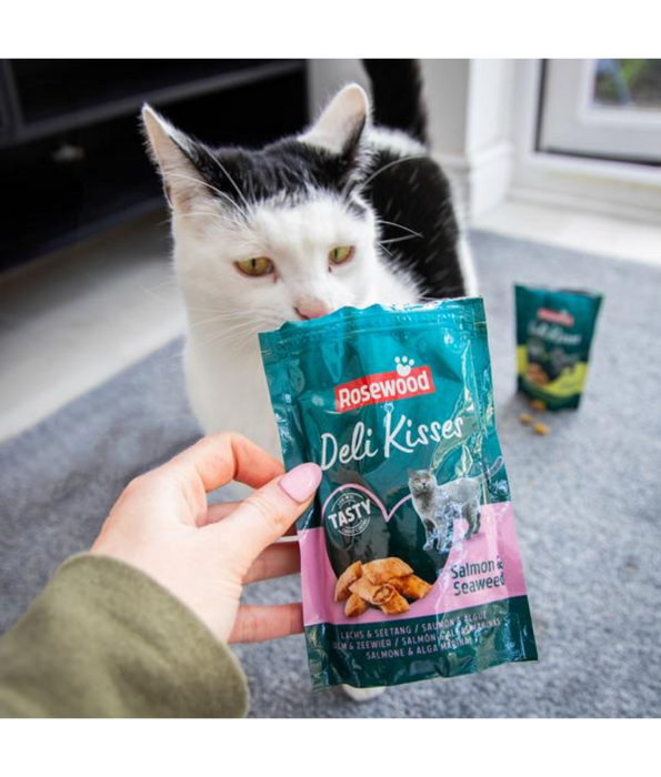 Pet Unlimited - Rosewood Deli Kisses Salmon & Seaweed 60g