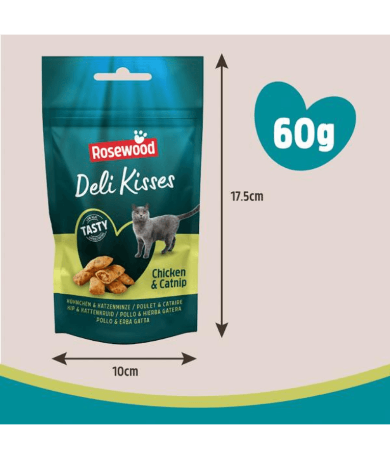 Rosewood - Deli Kisses Chicken & Catnip 60g
