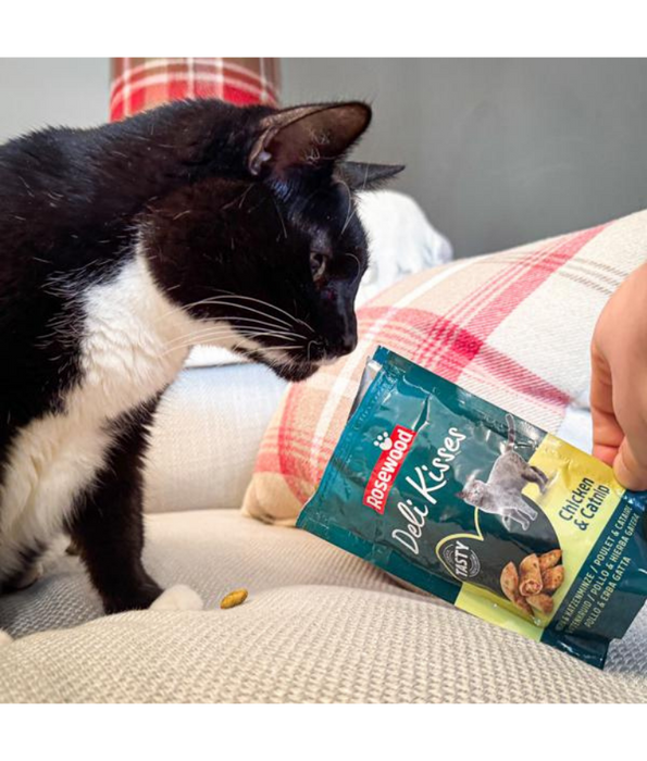 Pet Unlimited - Rosewood Deli Kisses Chicken & Catnip 60g