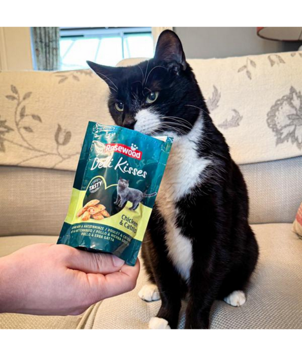 Pet Unlimited - Rosewood Deli Kisses Chicken & Catnip 60g