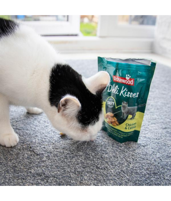 Pet Unlimited - Rosewood Deli Kisses Chicken & Catnip 60g